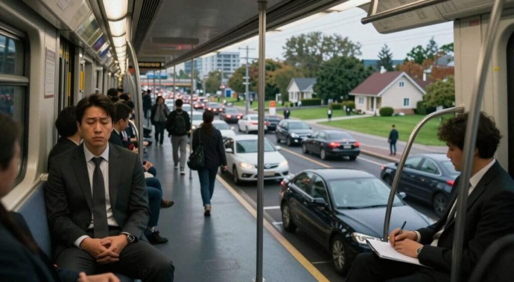 Tempo de deslocamento casa trabalho e impacto na saúde mental